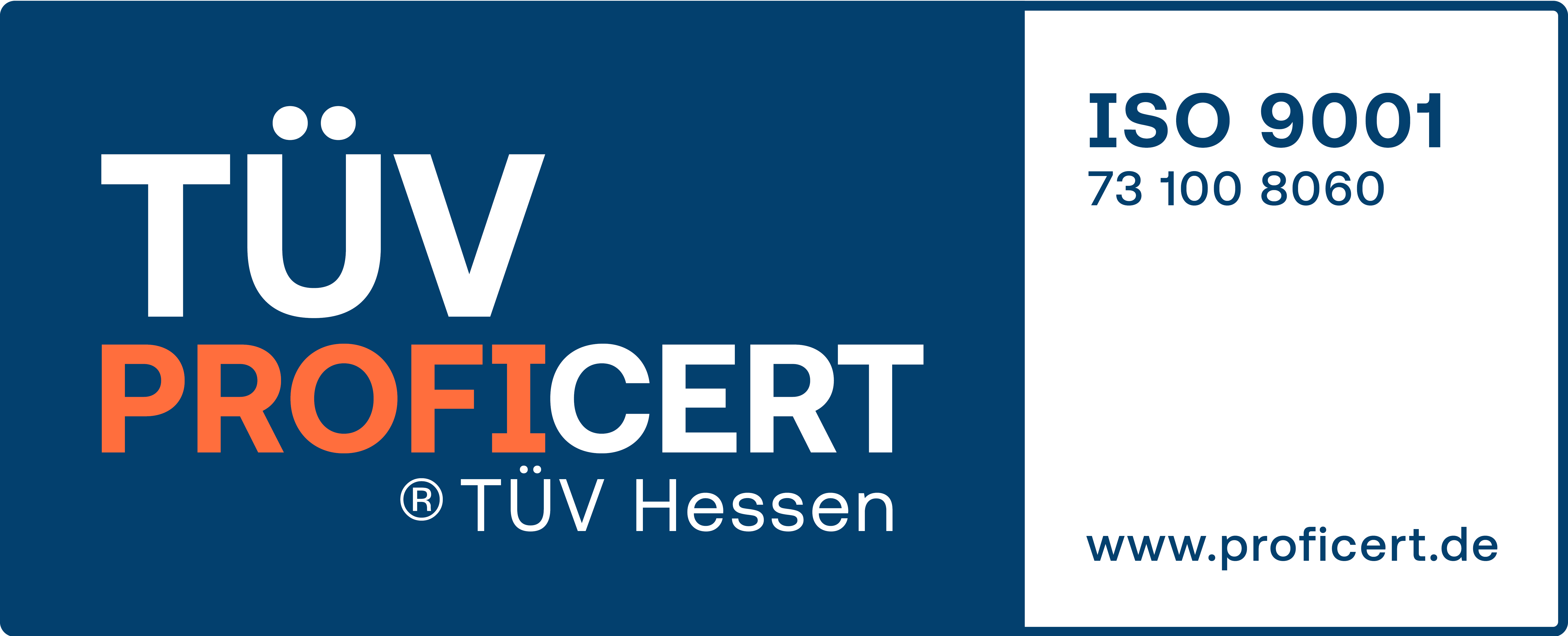Logo TÜV PROFI CERT Hessen